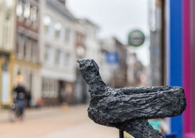 kijk in t jat, groningen, vogel, straatbeeld, beeld, kunst